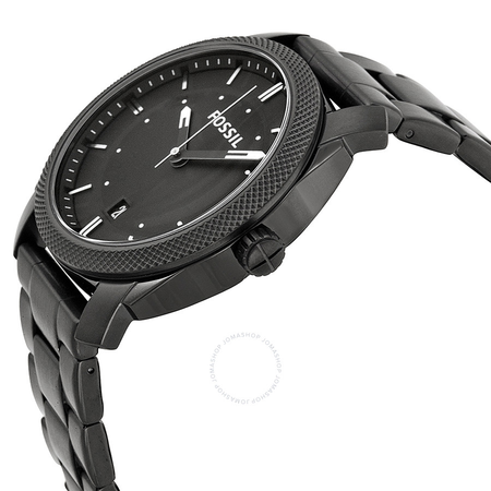 Fossil Machine Black Dial Black-plated Men's Watch FS4775