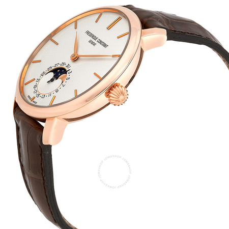 Frederique Constant SlimLine Moonphase Automatic Silver Dial Men's Watch FC-705V4S9