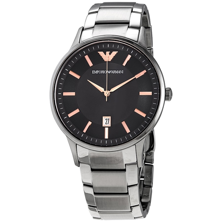 Armani Renato Quartz Black Dial Men's Watch AR11179