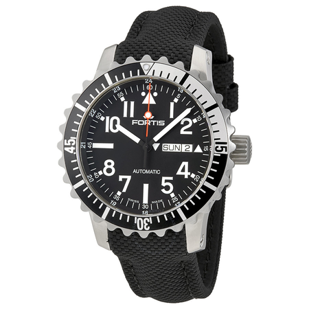 Fortis Marine Master Black Dial Men's Watch 670.17.41 LP