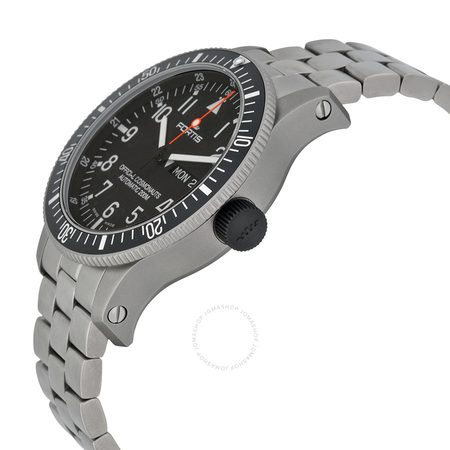 Fortis Official Cosmonauts Automatic Black Dial Titanium Men's Watch 6472711M 647.27.11 M