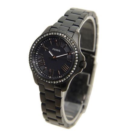 Fossil Cecile Quartz Black Dial Ladies Watch AM4585