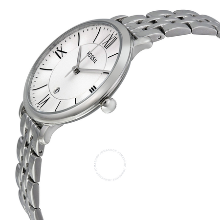 Fossil Jacqueline Silver Dial Stainless Steel Ladies Watch ES3433
