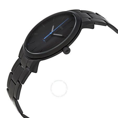 Fossil The Minimalist Black Satin Dial Men's Watch FS5308