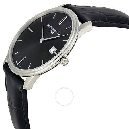 Frederique Constant Slim Line Black Sunray Men's Watch FC-220NG4S6