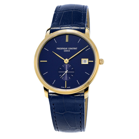 Frederique Constant Slimline Quartz Blue Dial Men's Watch FC-245N4S5