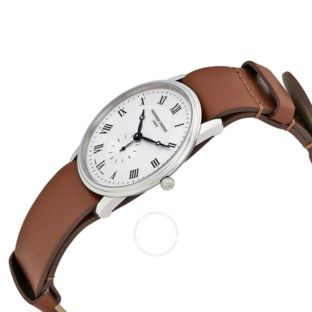 Frederique Constant Slimline Brown Leather Unisex Watch FC-235M4S6-BROWN