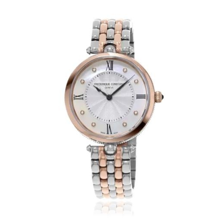 Frederique Constant Frederique Constant Art Deco Quartz Diamond Silver Dial Ladies Watch FC-200MPWD2AR2B FC-200MPWD2AR2B