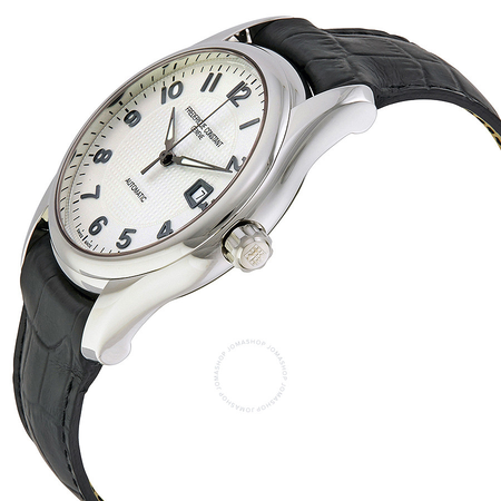 Frederique Constant Runabout Automatic Silver Dial Black Leather Men's Watch 303RM6B6 FC-303RM6B6