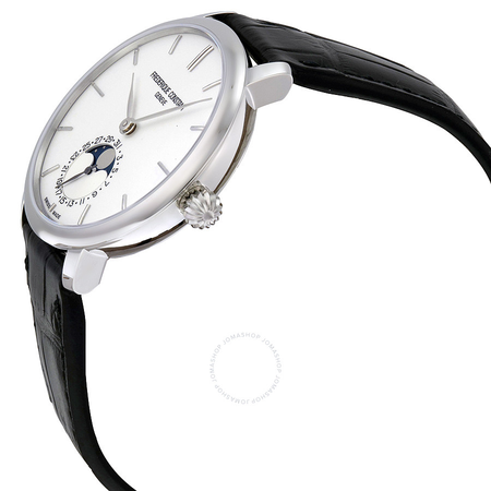 Frederique Constant Slimline Moonphase Silver Dial Men's Watch FC-703S3S6