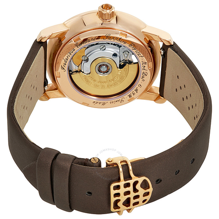 Frederique Constant Brown Dial Leather Ladies Watch FC-310CLHB2PD4