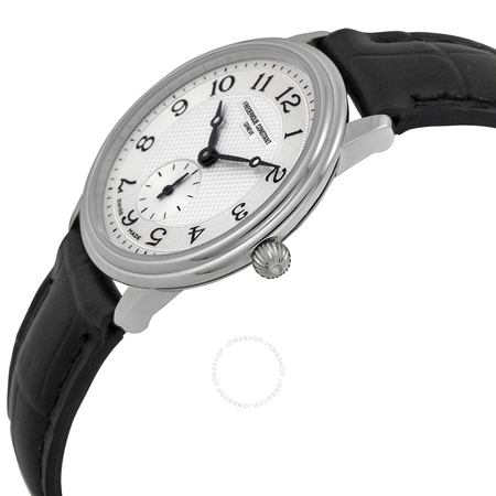 Frederique Constant Slim Line Silver Guilloche Dial Ladies Watch 235AS1S6 FC-235AS1S6