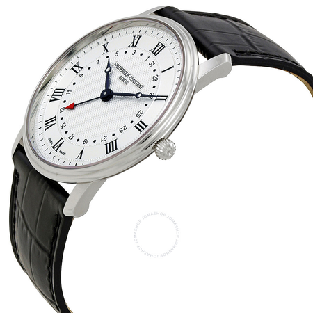 Frederique Constant Slim Line Silver Guilloche Dial Men's Watch FC-250M5S6
