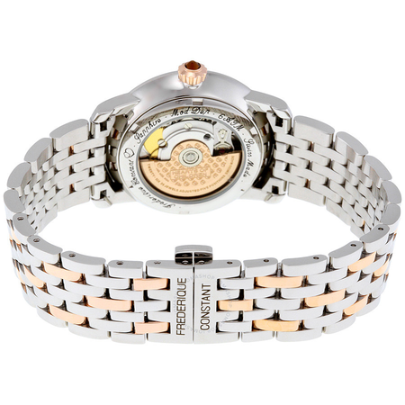 Frederique Constant World Heart Federation Silver Dial Diamond Two-tone Ladies Watch FC-303WHF2PD2B3
