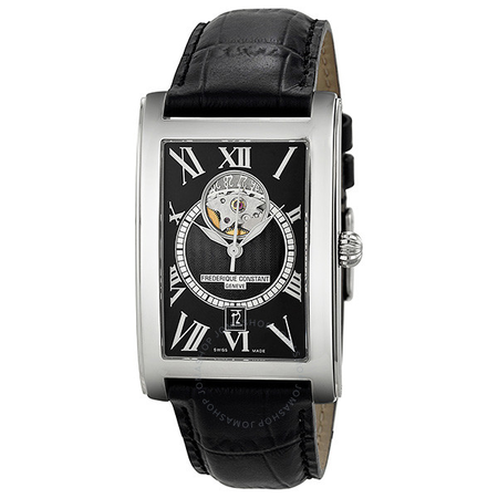 Frederique Constant Carree Black Dial Automatic Men's Watch 315BS4C26