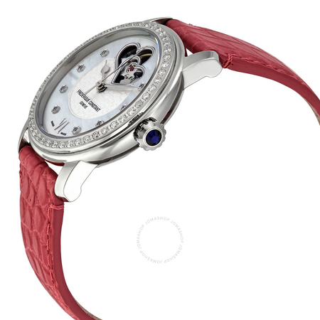 Frederique Constant Heartbeat Automatic Diamond Dial Ladies Watch FC-310BDHB2PD6-PK