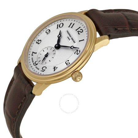 Frederique Constant Slim Line Silver Dial Gold-plated Ladies Watch 235AS1S5 FC-235AS1S5
