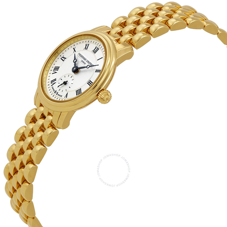 Frederique Constant Slim Line Silver Dial Ladies Watch FC-235MS5B