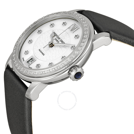 Frederique Constant Slimline Mother of Pearl Diamond Ladies Watch FC-303WHD2PD6
