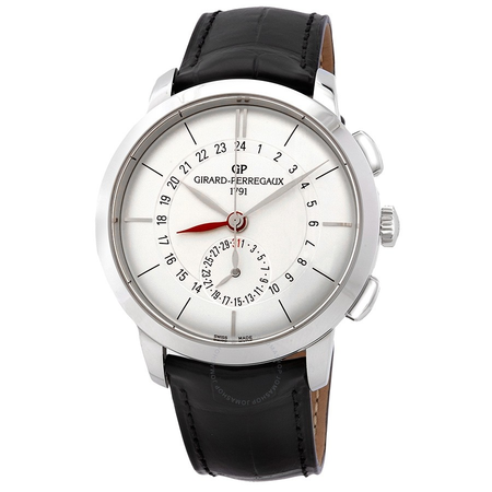 Girard Perregaux 1966 Dual Time Automatic Men's Watch 49544-11-132-BB60