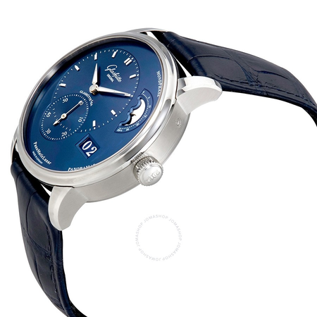 Glashutte PanoMaticLunar Blue Dial Automatic Men's Watch 1-90-02-46-32-35