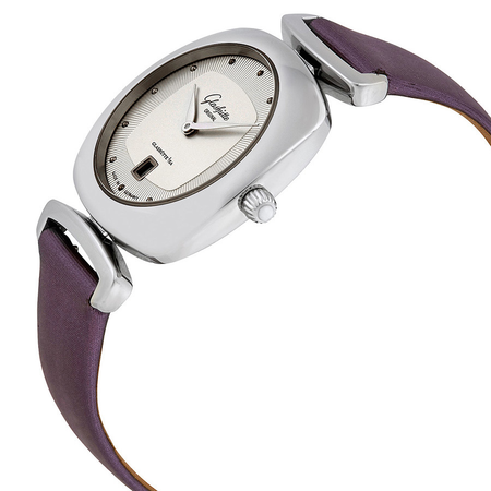 Glashutte Pavonina Galvanized Silver Dial Ladies Watch 1-03-01-15-02-34