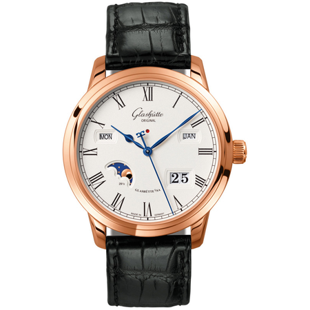 Glashutte Senator Perpetual Calendar Automatic Men's Watch 100-02-22-05-05