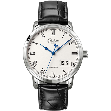 Glashutte Senator Silver Dial Automatic Men's Watch 100-03-32-42-04