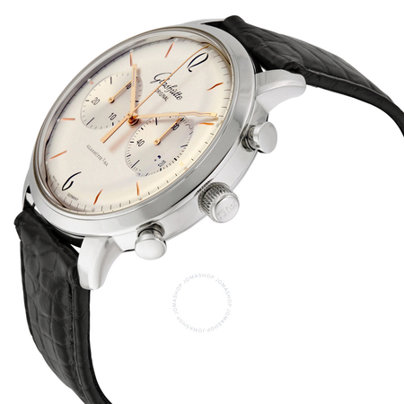 Glashutte Senator Sixties Chronograph Silver Dial Men's Watch 39-34-03-22-04