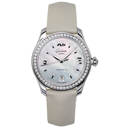 Glashutte Serenade Mother Of Pearl Dial Ladies Watch 39-22-08-22-04