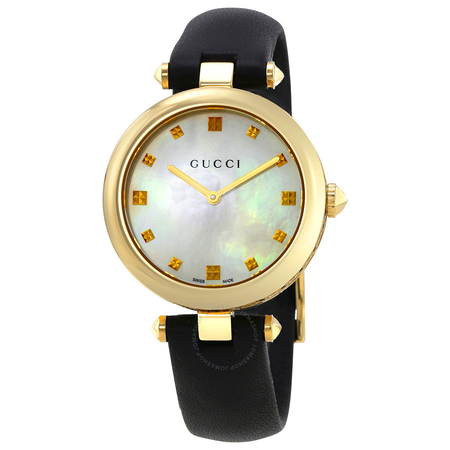 Gucci Diamantissima Mother of Pearl Dial Ladies Watch YA141404
