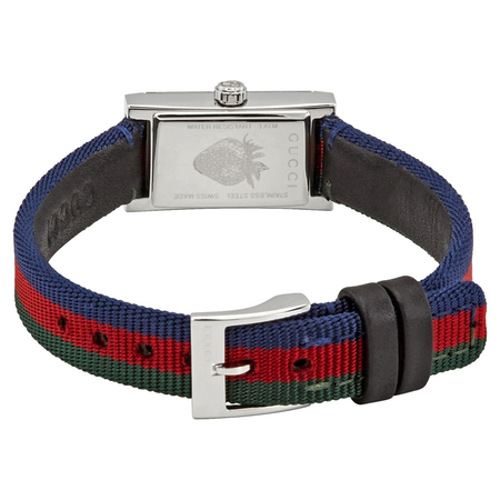 Gucci G-Frame Ladies Nylon Watch YA147509
