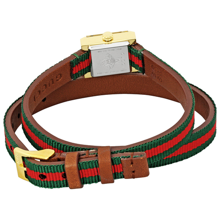Gucci G-Frame Red and Green Dial Ladies Watch YA128527