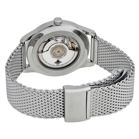 Gucci G-Timeless Automatic Silver Guilloche Dial Ladies Watch YA126330