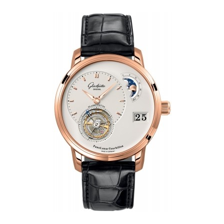 Glashutte PanoLunar Silver Dial Automatic Men's Watch 93-02-05-05-04