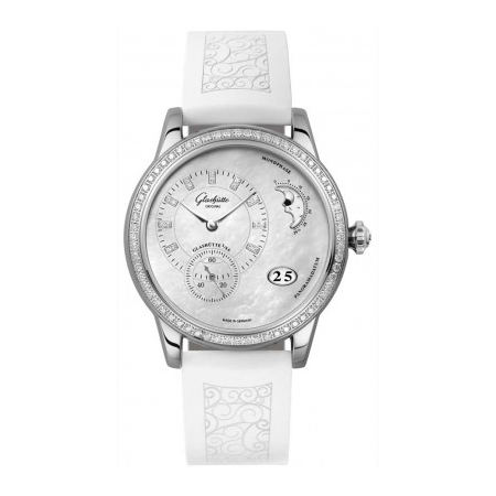 Glashutte PanoMatic Mother Of Pearl Dial Ladies Watch 90-12-01-12-04