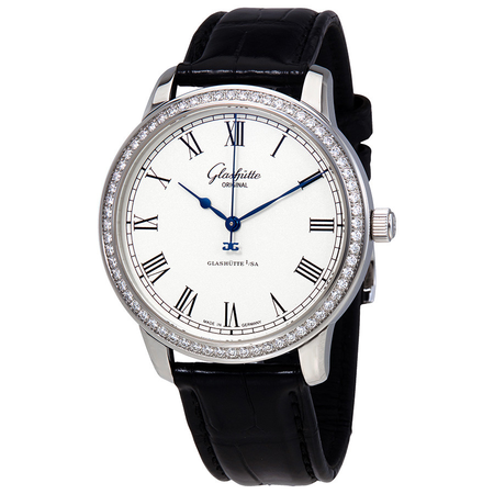 Glashutte Senator Silver Dial Automatic Men's Watch 39-59-01-12-04