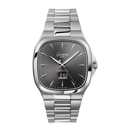 Glashutte Seventies Grey Dial Automatic Men's Watch 39-47-12-12-14