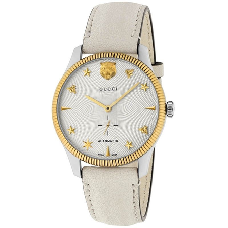 Gucci Gucci G-Timeless Automatic Silver Dial Men's Watch YA126348 YA126348