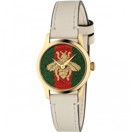 Gucci Gucci G-Timeless Quartz Green and Blue Dial Ladies Watch YA1265009 YA1265009