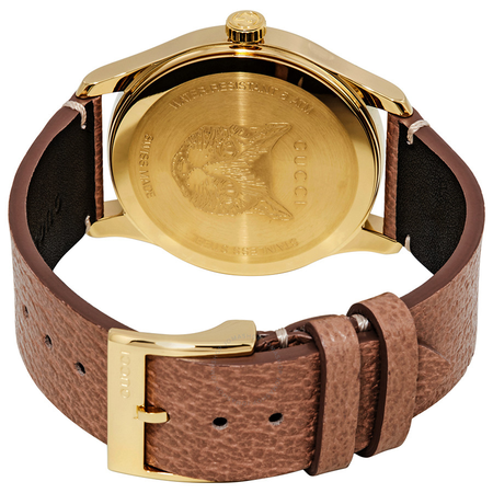 Gucci G-Timeless Tan Dial with an Embroidered Butterfly Ladies Watch YA1264063