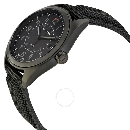 Hamilton Khaki Field Black Dial Black PVD Men's Watch H68401735