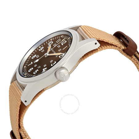 Hamilton Khaki Field Mechanical Brown Dial Men's Watch H69429901