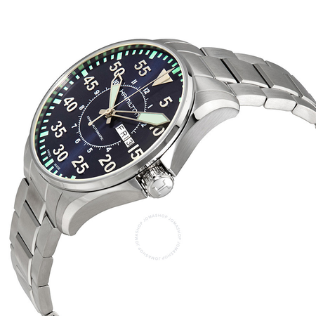 Hamilton Khaki Aviation Blue Dial Men's Watch H64715145