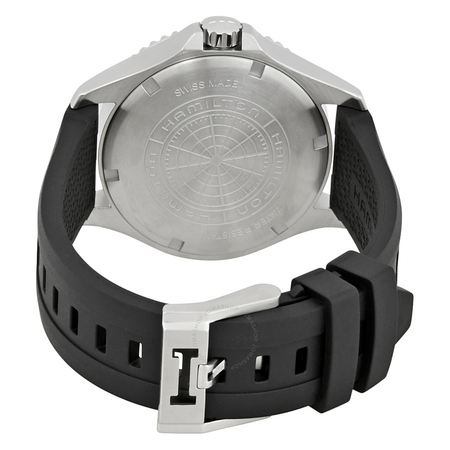 Hamilton Khaki Navy Scuba Automatic Black Dial Batman Bezel Men's Watch H82315331