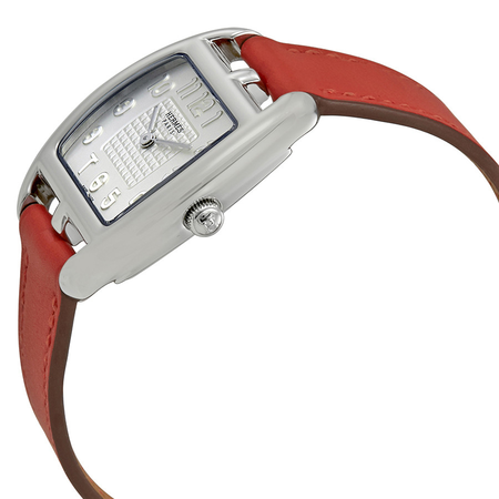 Hermes Cape Cod Silver Dial Ladies Leather Watch 042788WW00