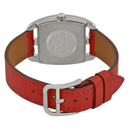 Hermes Cape Cod Silver Dial Ladies Leather Watch 042788WW00