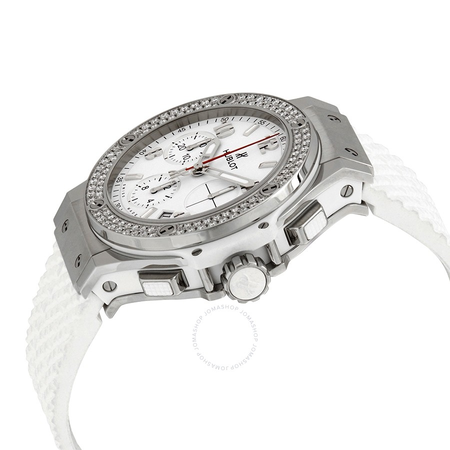 Hublot Big Bang Chronograph UWhite Dial White Rubber unisex Watch 342SE230RW114 342.SE.230.RW.114
