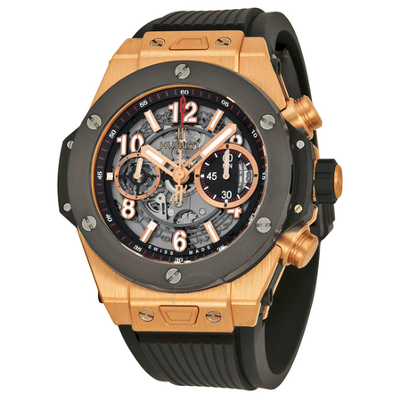 Hublot Big Bang Unico King Gold Ceramic Skeletal Dial Men's Watch 411.OM.1180.RX