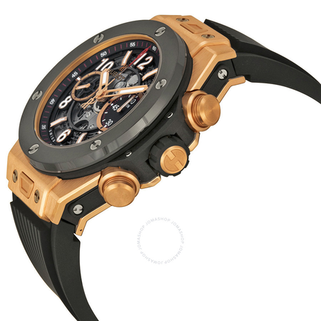 Hublot Big Bang Unico King Gold Ceramic Skeletal Dial Men's Watch 411.OM.1180.RX